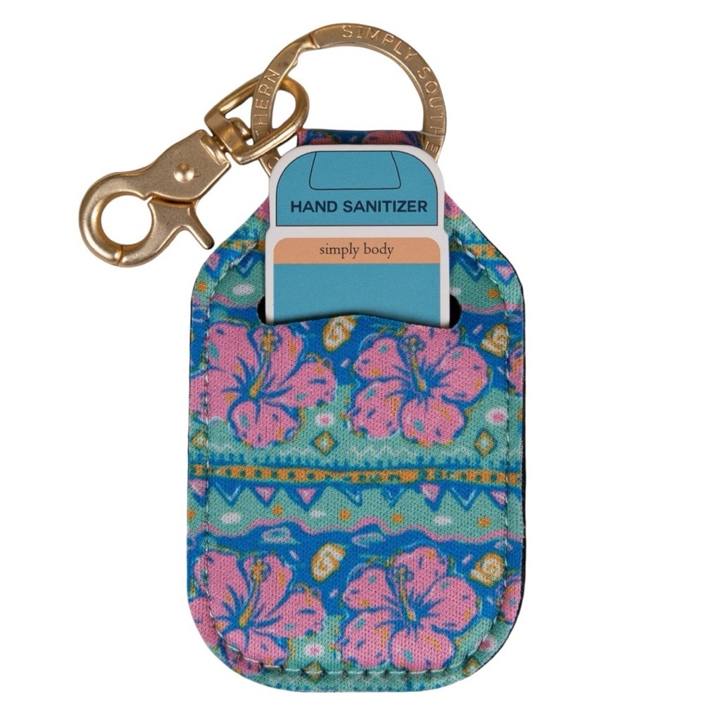 Simply Southern Hand Sanitizer / Keychain Holder NWT